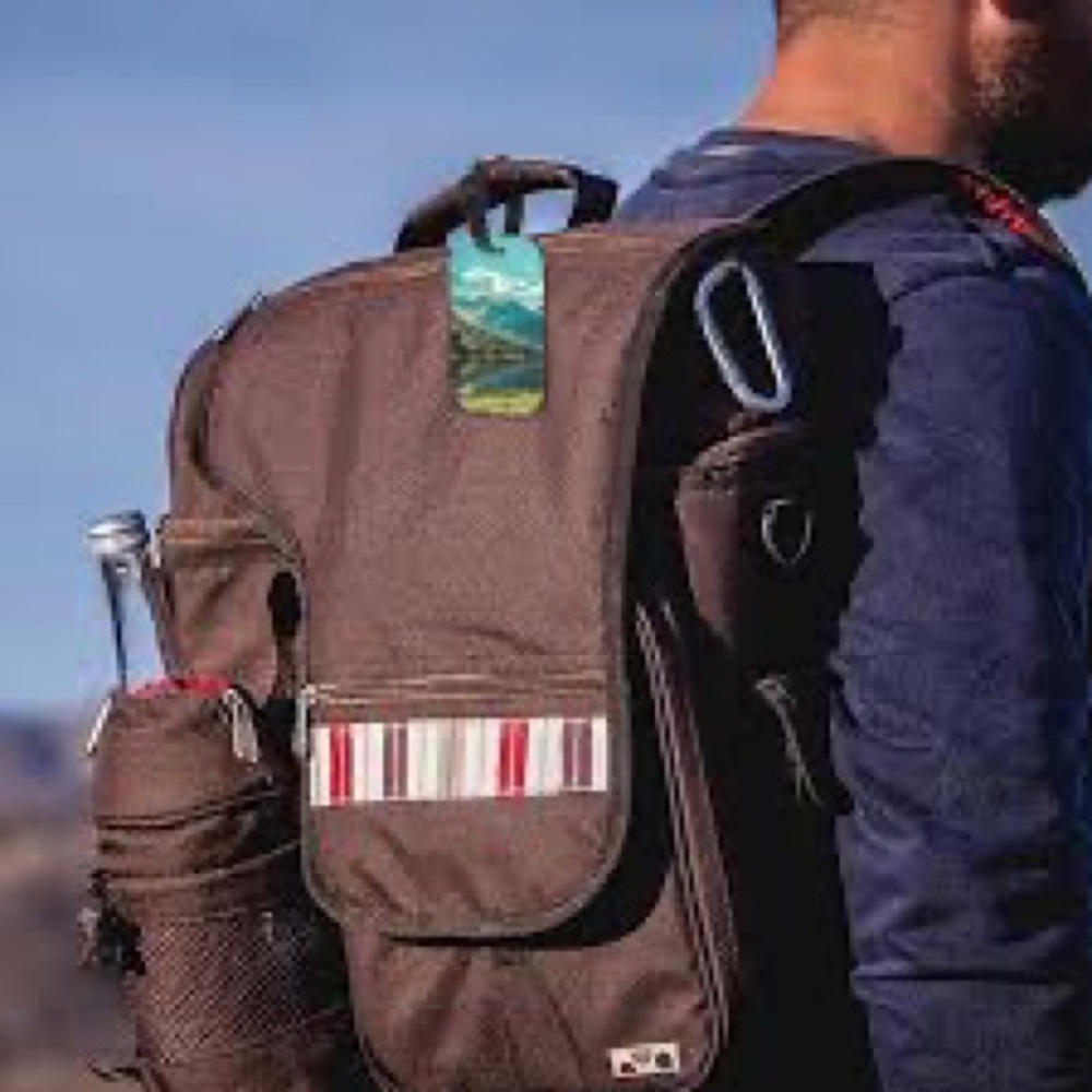 Picnic Time Turismo Brown Insulated Cooler Backpack; Detachable Water Bottle